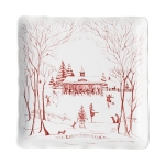 Country Estate Winter Frolic Sweets Tray Measurements: 8.0\W x 1.0\H x 8.0\L

Made in: Portugal
Made of: Ceramic

Care & Use:

Dishwasher (avoid high heat), Freezer, Microwave and Oven Safe. Our stoneware is oven safe up to 500 degrees. We recommend hand washing our collections including real gold and platinum; please note they are not microwave safe. Avoid cleaners that may contain citrus. For pieces that contain a non-ceramic component, such as the Soap Pumps or Tiered Server, we recommend hand-wash only. Metal markings on ceramics—While not common, metal trail markings do periodically occur on the stoneware surface over time dependent on your flatware. This is not due to a manufacturing defect in our ceramics. These marks are not scratches, but steel residue on top of the glaze left by stainless steel flatware. Using a combination of citrus cleansers and high heat in your dishwasher can lead to more prominent metal markings. 

